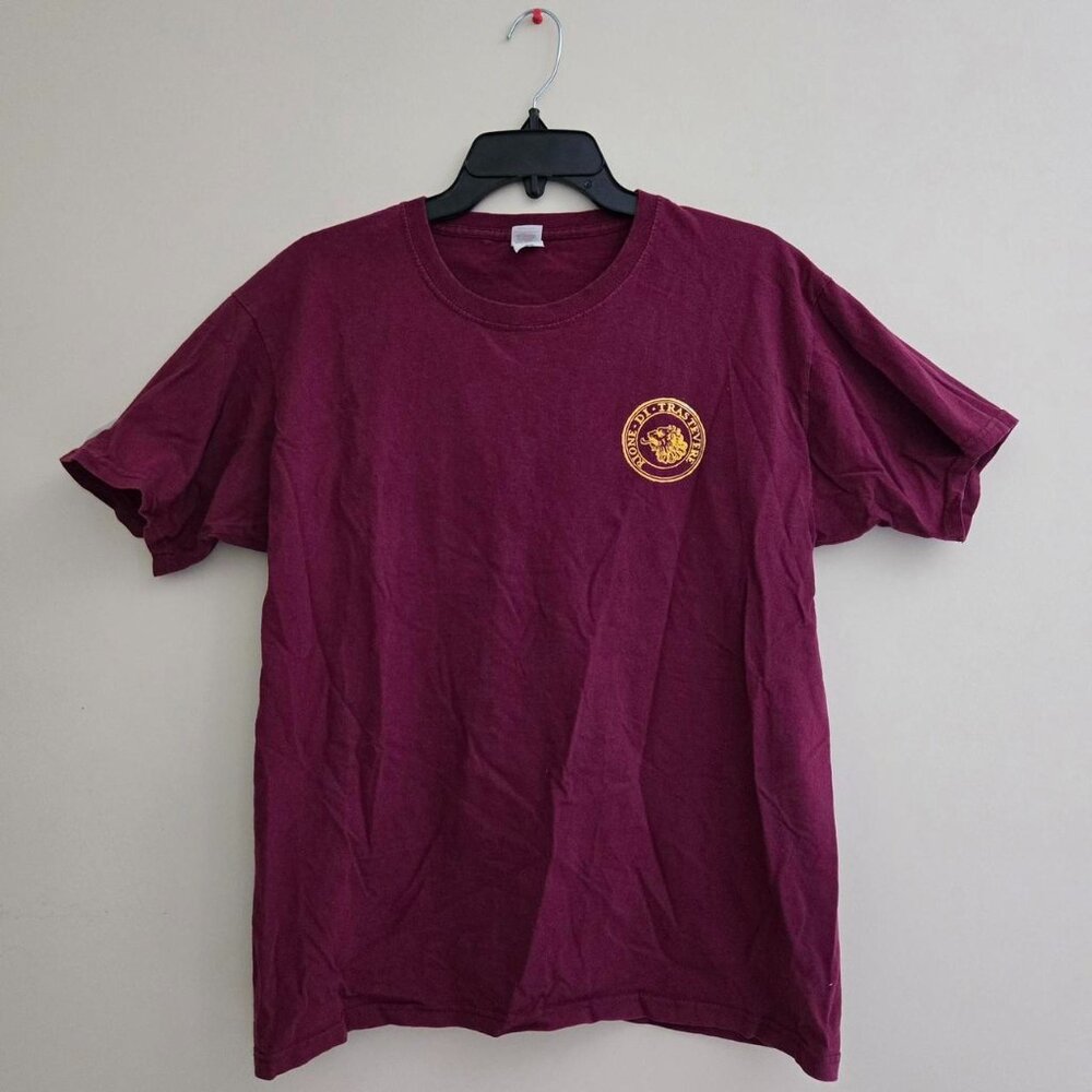 Purple and yellow Cinema America T-shirt